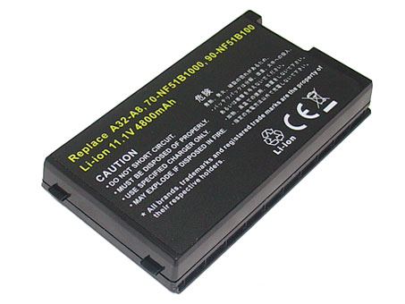 Compatible laptop battery ASUS  for A8Le 