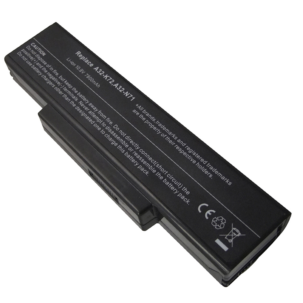 Compatible laptop battery for asus A73E Compatible laptop battery asus for A73E
