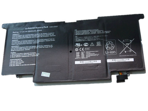 Compatible laptop battery ASUS  for ZenBook-UX31E-Series 