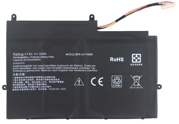 Compatible laptop battery acer  for AP15B8K 