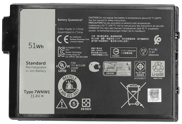 Compatible laptop battery for dell DMF8C Compatible laptop battery dell for DMF8C