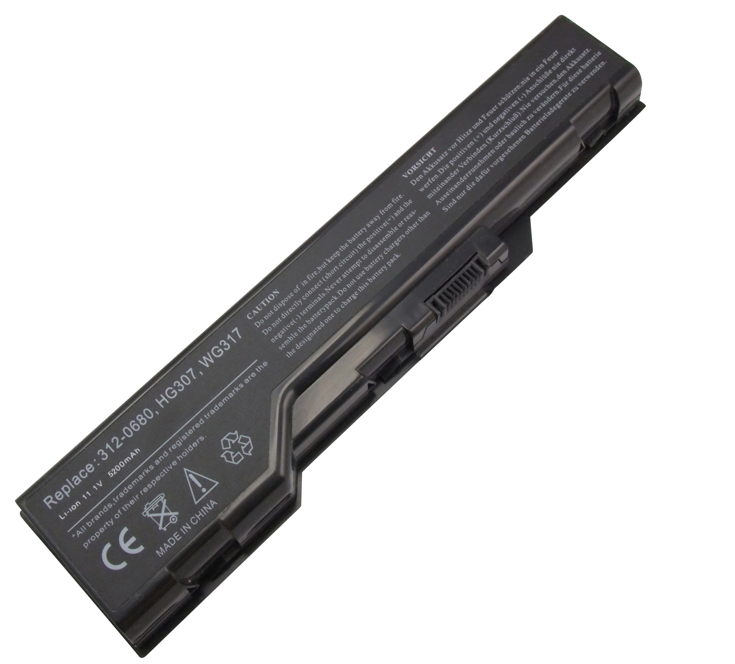 Compatible laptop battery dell  for WG317 