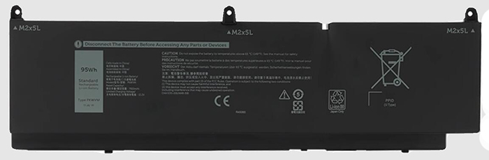 Compatible laptop battery dell  for P44E001 