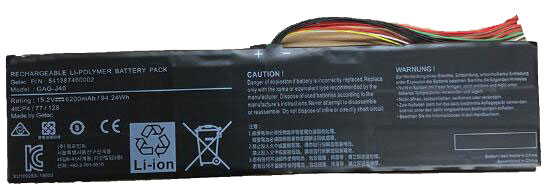Compatible laptop battery GIGABYTE  for Aero-14-W-CF2-Series 