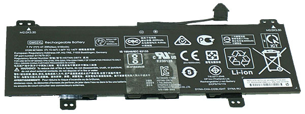 Compatible laptop battery hp  for GM02047XL 