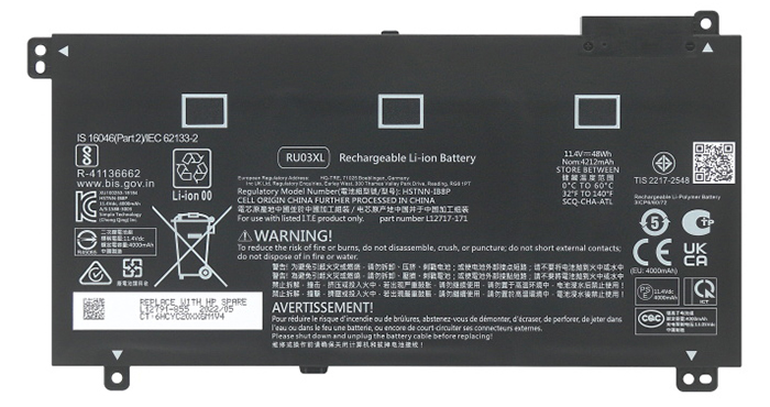 Compatible laptop battery for hp L12717-421 Compatible laptop battery hp for L12717-421