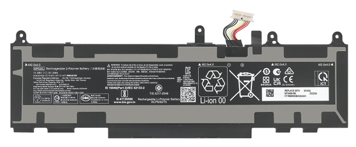 Compatible laptop battery Hp  for X360-1040-G9-G10-Series 