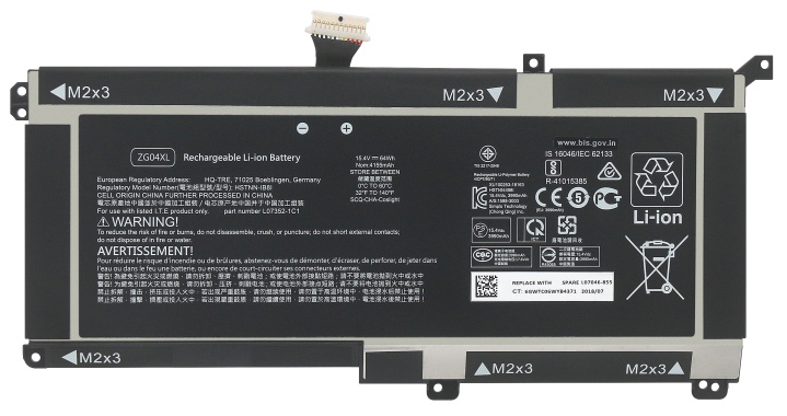 Compatible laptop battery hp  for ZG06095XL 