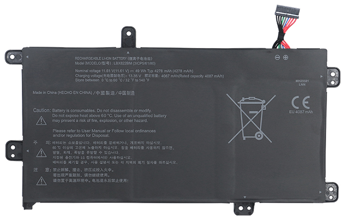 Compatible laptop battery lg  for LBX822BM 