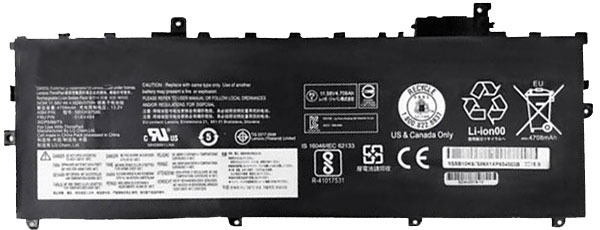 Compatible laptop battery LENOVO  for ThinkPad-X1-Carbon-2018-G6-KHK 