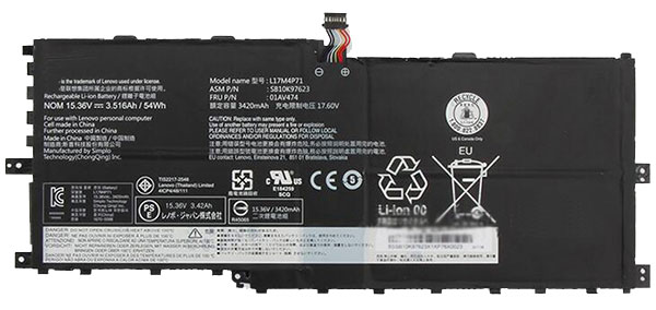 Compatible laptop battery LENOVO  for L17M4P71 