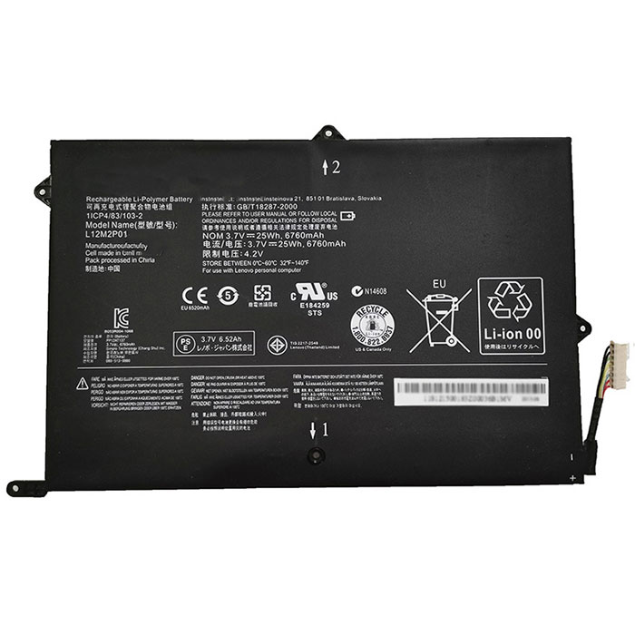 Compatible laptop battery for Lenovo L12N2P01  Compatible laptop battery Lenovo  for L12N2P01