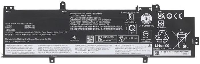 Compatible laptop battery for lenovo L21C4P71 Compatible laptop battery lenovo for L21C4P71